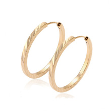 29361-Xuping Heißer Verkauf Mode 18 Karat Gold Überzogene Hoop Ohrring Für Frauen